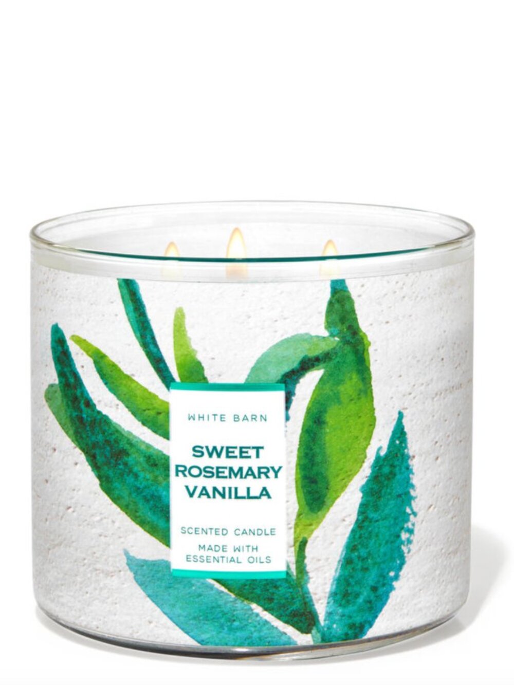 Bath & Body Works Sweet Rosemary Vanilla Candle